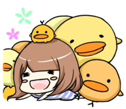 Pig-Couple With Happiness 2 sticker #3396715