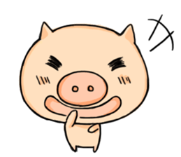 Pig-Couple With Happiness 2 sticker #3396724