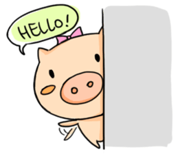 Pig-Couple With Happiness 2 sticker #3396729