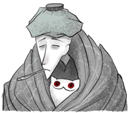 Flora and Oscar the cat slaves sticker #3397033