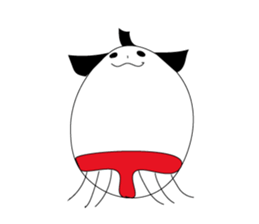 egg of sumo wrestlers sticker #3397290