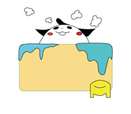 egg of sumo wrestlers sticker #3397302