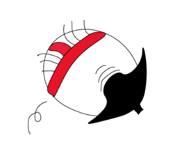 egg of sumo wrestlers sticker #3397308