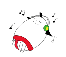 egg of sumo wrestlers sticker #3397310