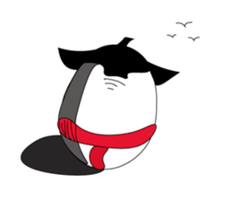 egg of sumo wrestlers sticker #3397312