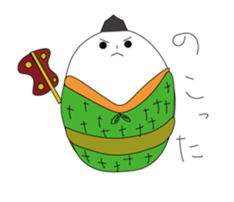 egg of sumo wrestlers sticker #3397315