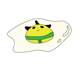 egg of sumo wrestlers sticker #3397325