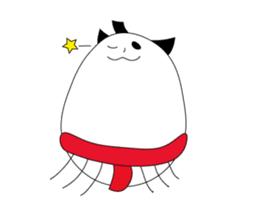 egg of sumo wrestlers sticker #3397329