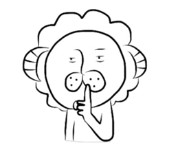 mr.mu (Sheep) sticker #3397431