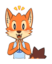 Anun, The Silly Fox sticker #3397532