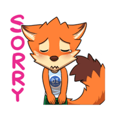 Anun, The Silly Fox sticker #3397535