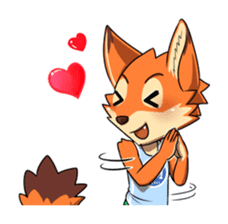Anun, The Silly Fox sticker #3397539