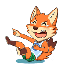 Anun, The Silly Fox sticker #3397541