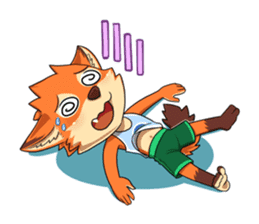 Anun, The Silly Fox sticker #3397542
