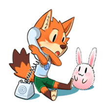 Anun, The Silly Fox sticker #3397565