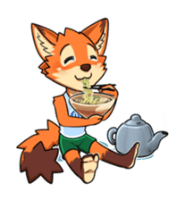 Anun, The Silly Fox sticker #3397568