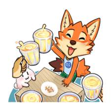 Anun, The Silly Fox sticker #3397569