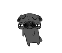 pug-sticker2 sticker #3397645