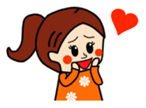 Lovey-dovey couple life sticker #3397901