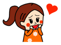 Lovey-dovey couple life sticker #3397901