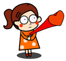 Lovey-dovey couple life sticker #3397904