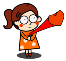 Lovey-dovey couple life sticker #3397904