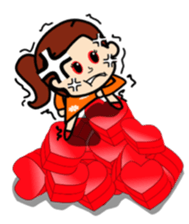 Lovey-dovey couple life sticker #3397906