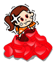 Lovey-dovey couple life sticker #3397906