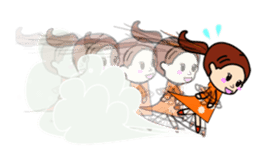 Lovey-dovey couple life sticker #3397915