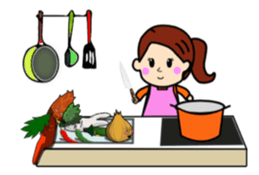 Lovey-dovey couple life sticker #3397917