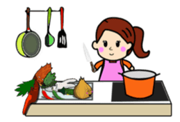 Lovey-dovey couple life sticker #3397917