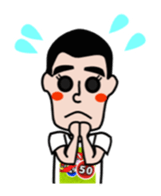 Lovey-dovey couple life sticker #3397928