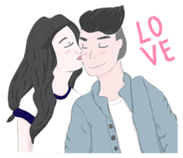 LEA & RYUU (Couple Love Stickers) sticker #3398090
