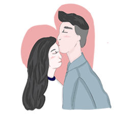 LEA & RYUU (Couple Love Stickers) sticker #3398092