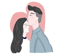 LEA & RYUU (Couple Love Stickers) sticker #3398092