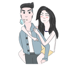 LEA & RYUU (Couple Love Stickers) sticker #3398098