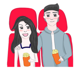 LEA & RYUU (Couple Love Stickers) sticker #3398106