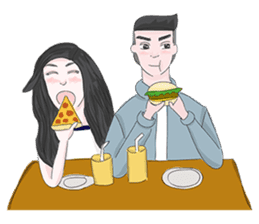 LEA & RYUU (Couple Love Stickers) sticker #3398107