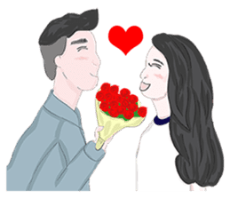 LEA & RYUU (Couple Love Stickers) sticker #3398109