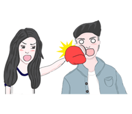 LEA & RYUU (Couple Love Stickers) sticker #3398116