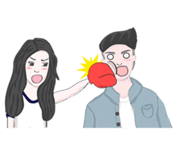 LEA & RYUU (Couple Love Stickers) sticker #3398116