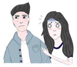 LEA & RYUU (Couple Love Stickers) sticker #3398122