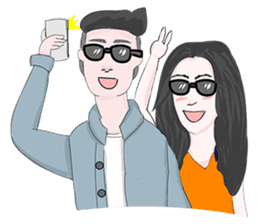 LEA & RYUU (Couple Love Stickers) sticker #3398123