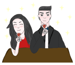 LEA & RYUU (Couple Love Stickers) sticker #3398124