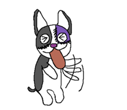 Zombie dog sticker #3398133