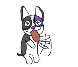 Zombie dog sticker #3398133