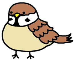 Full of birds sticker #3398217