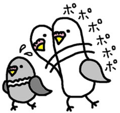 Full of birds sticker #3398221