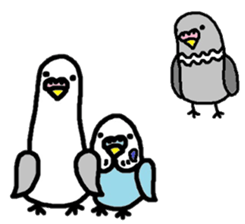 Full of birds sticker #3398224