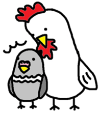 Full of birds sticker #3398244